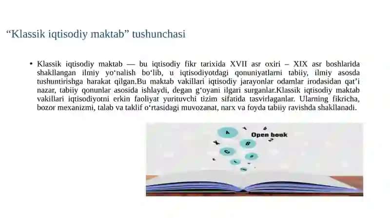 Klassiki iqtisodiy maktabning shakllanishi (Angliya va Fransiyada) 3