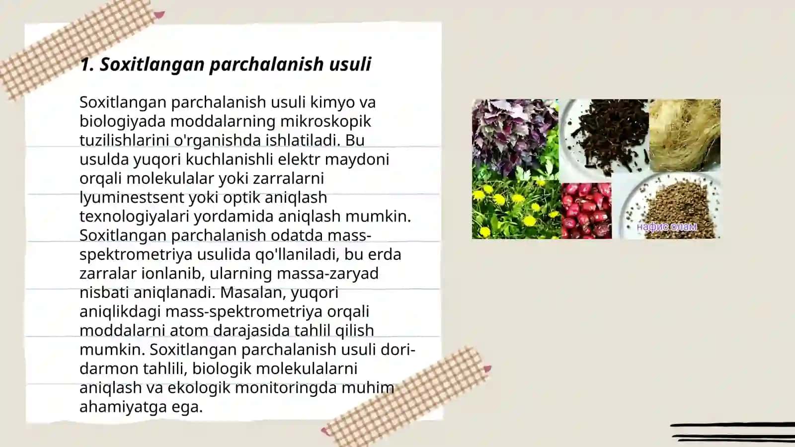 Dorivor o'simliklar mahsulotlaridan alkaloidlarni ajratib olish usullari 3