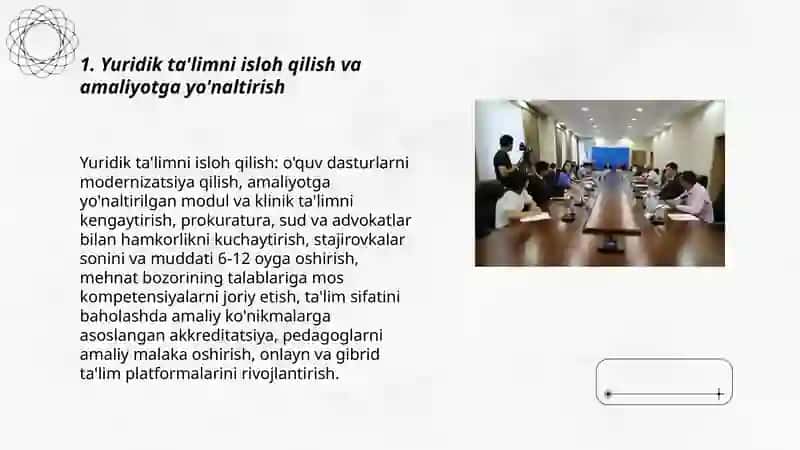 Yuridik amaliyotning rivojlanish istiqbollari 3