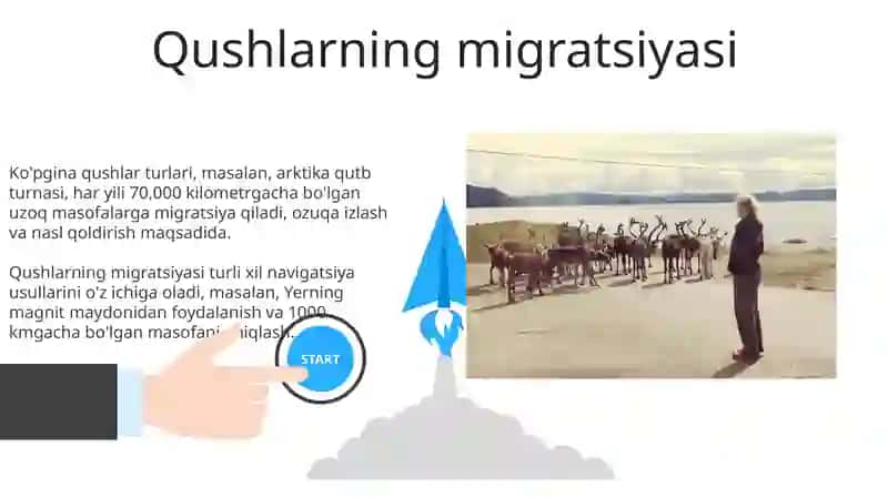 Migratsiya yoʻli bilan hayot kechiruvchi hayvonlar xilma xilligini aniqlash 3