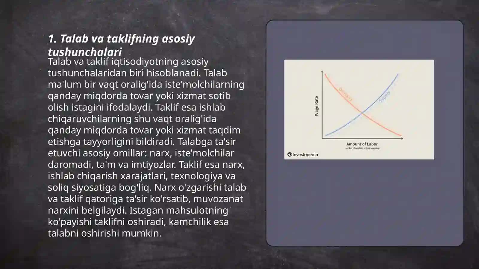 Talab va taklif nazariyasi 3