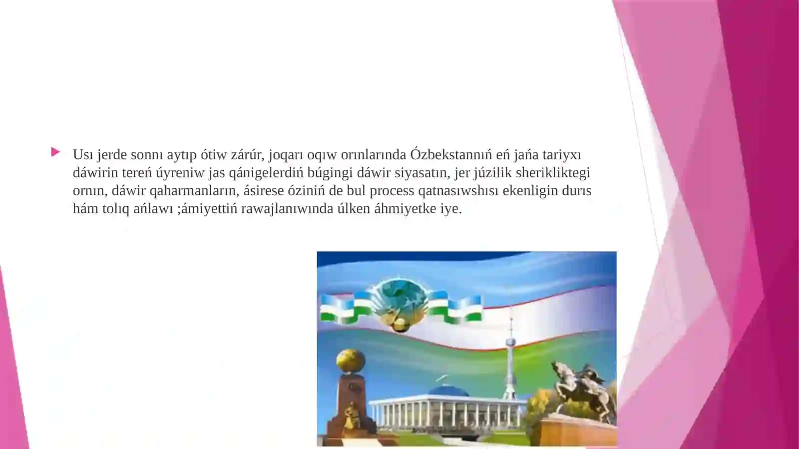 «Ózbekstannıńeńjańatariyxı»oqıwpáninińpredmeti,máqsetihámwazıypaları,teoriyalıq-metodologiyalıqprincipleri 3