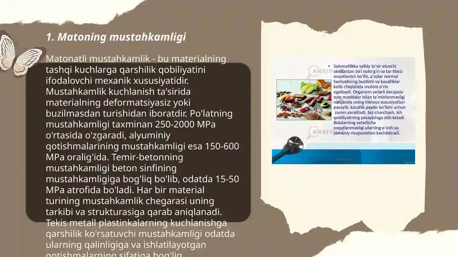 Toʻqimachilik materiallari xususiyatlarining kiyim ishlab chiqarishga taʼsiri (fizik-mexanik va texnologik xususiyatlari) 3