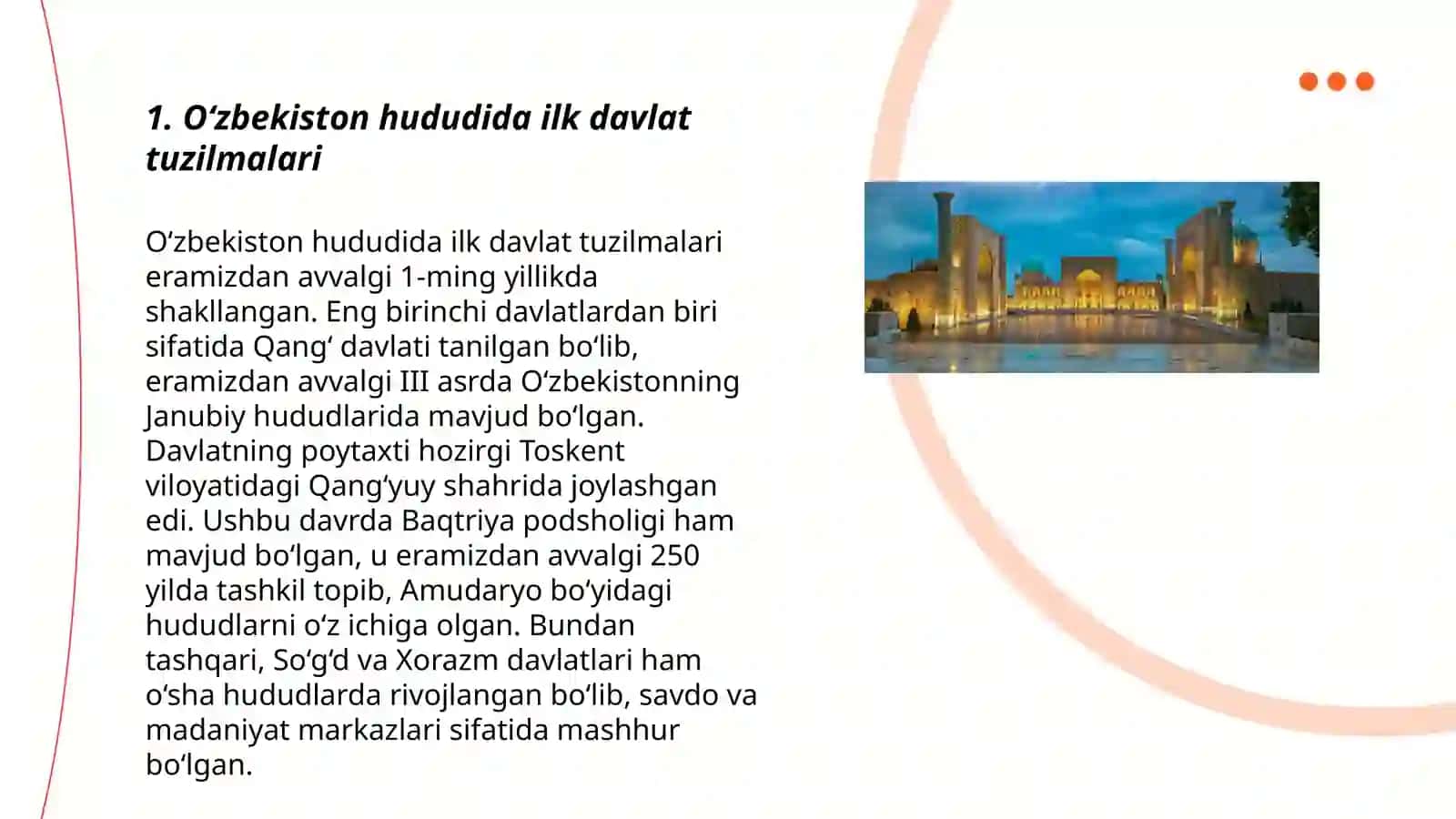 O‘zbekiston hududida qadimgi davr davlati va huquqi 3