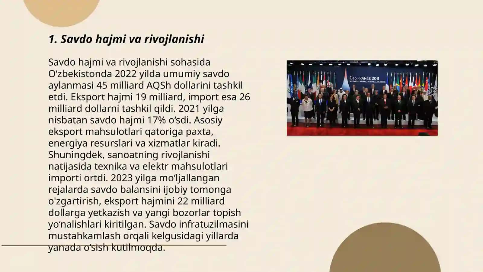 Oʻzbekiston Respublikasining Janubiy-Sharqiy Osiyo mamlakatlari bilan iqtisodiy hamkorlik tendensiyalari 3