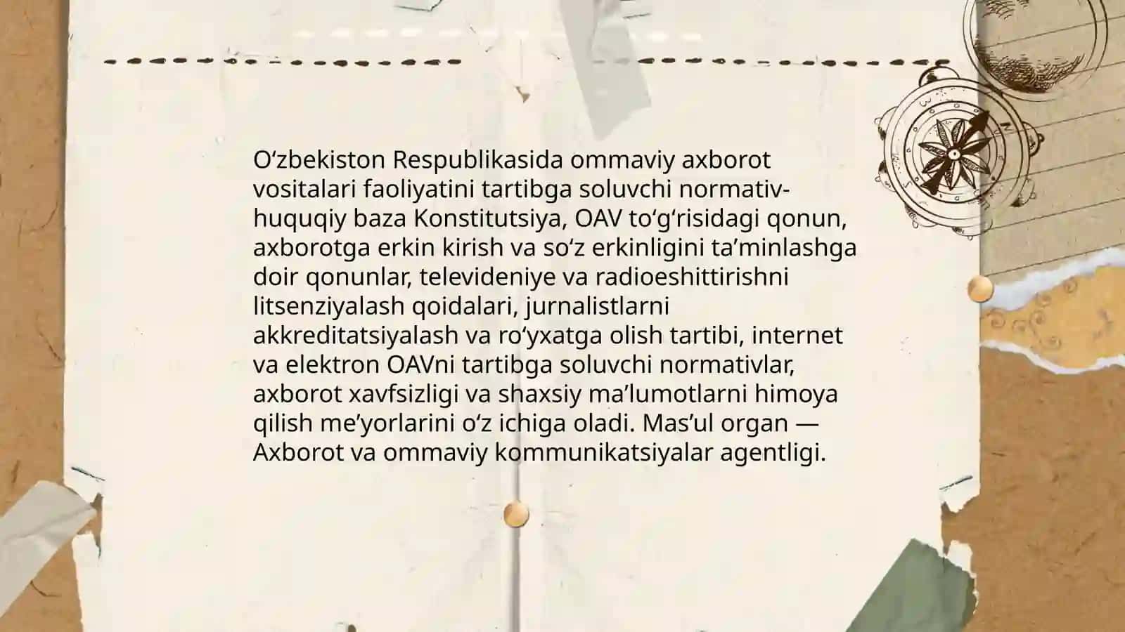Oʻzbekiston Respublikasida ommaviy axborot vositalarining faoliyati 3
