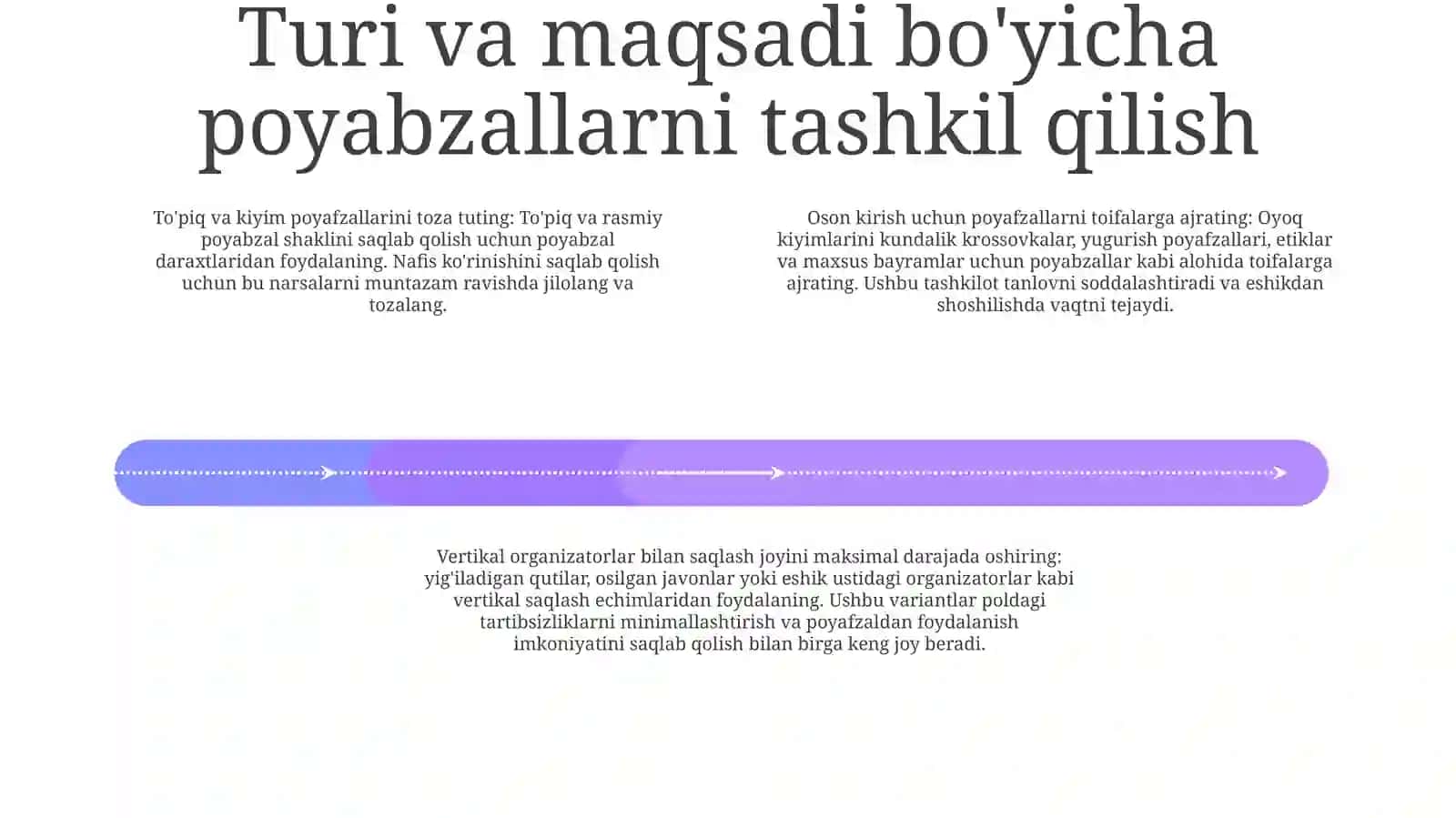 Oyoq Kiyimlarni Saqlash Qoidalari 3