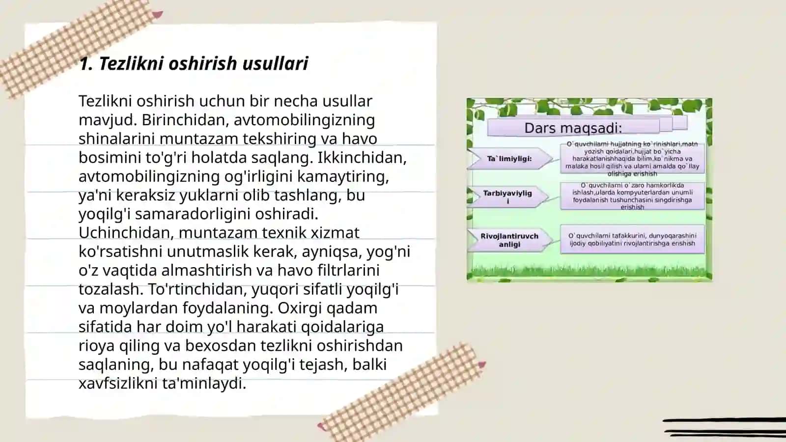 Gimnastikachilarning umumiy jismoniy sifatlarini (tezlikni chidamlilikni chaqqonlikni) tarbiyalashga qaratilgan mashgulot otkazish 3