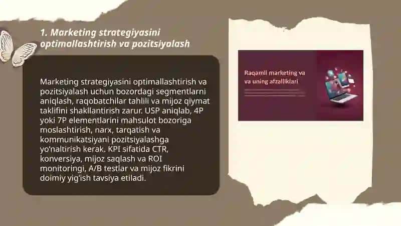 Marketing boshqaruvda samaradorlikni oshirish usullari 3