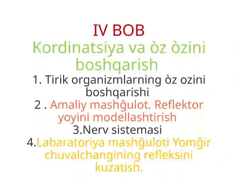III-BOBORGAN VA ORGANLAR SISTEMASI 3