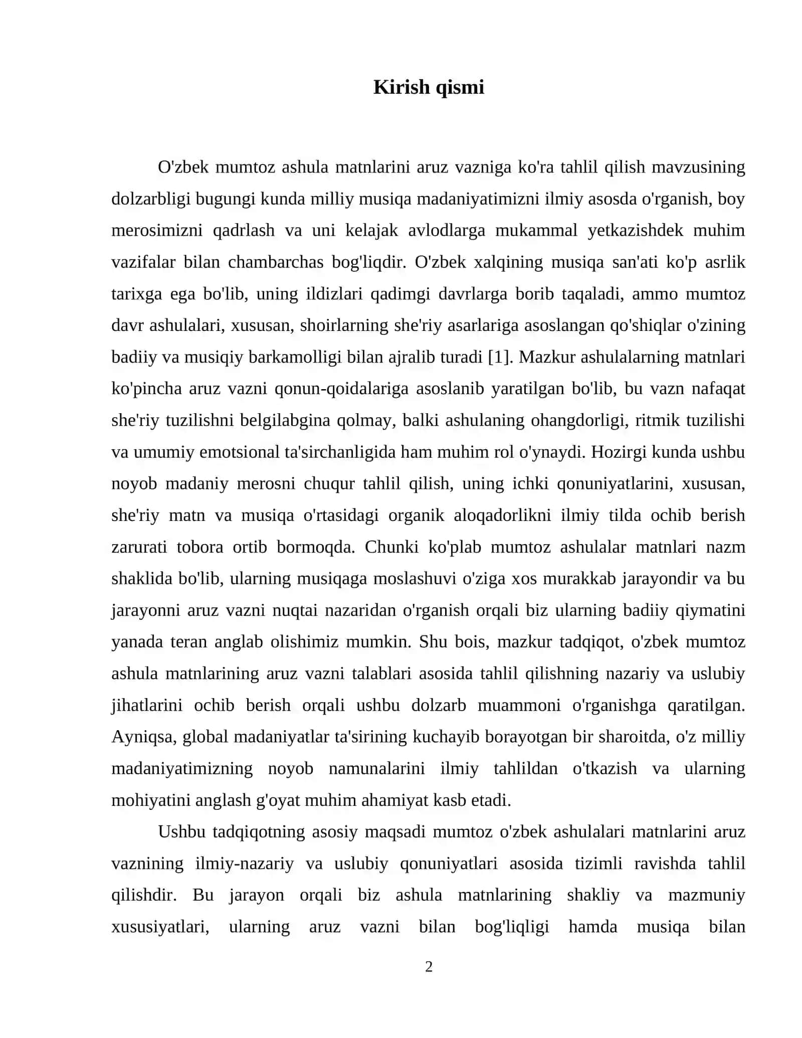 Ashula matnlarini aruz vazniga koʼra tahlil qilish 3