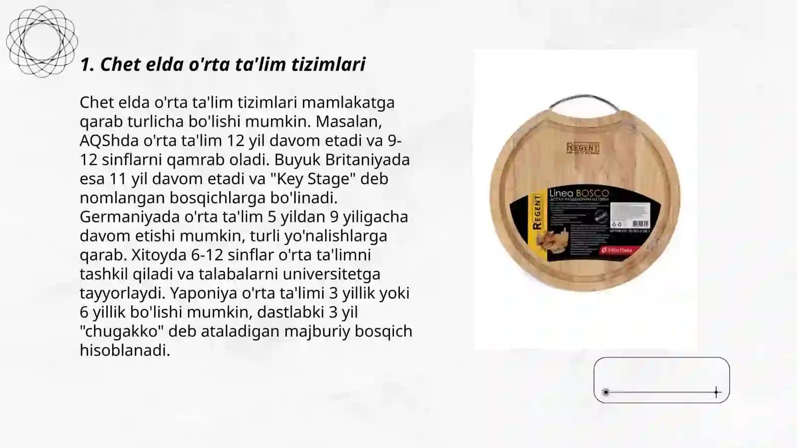 Chet el o'rta va oliy ta'lim tajribalarini o'rganish 3