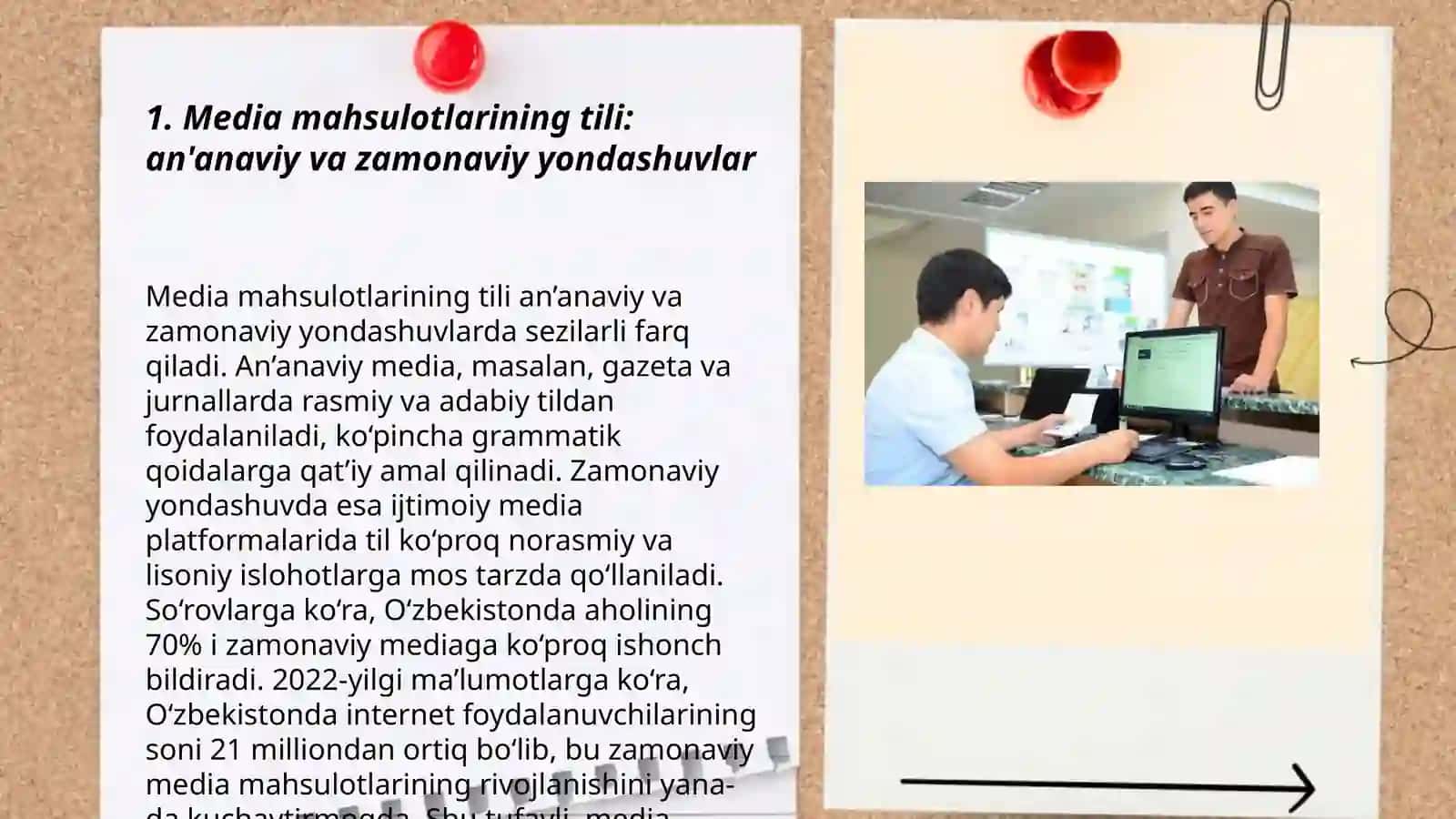 Xalqaro jurnalist faoliyatida media mahsulotining tili va uslubi masalalari 3
