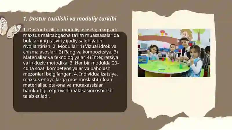 Maxsus maktabgacha ta'lim muassasalari tasviriy faoliyat dasturini tahlil qilish 3