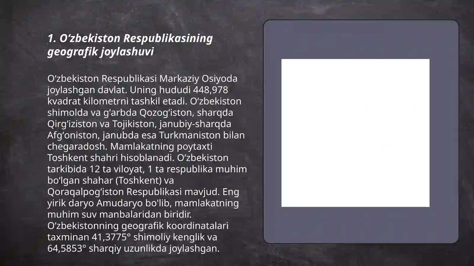 Oʻzbekoston respublikasi tarixiy geografiyasi 3