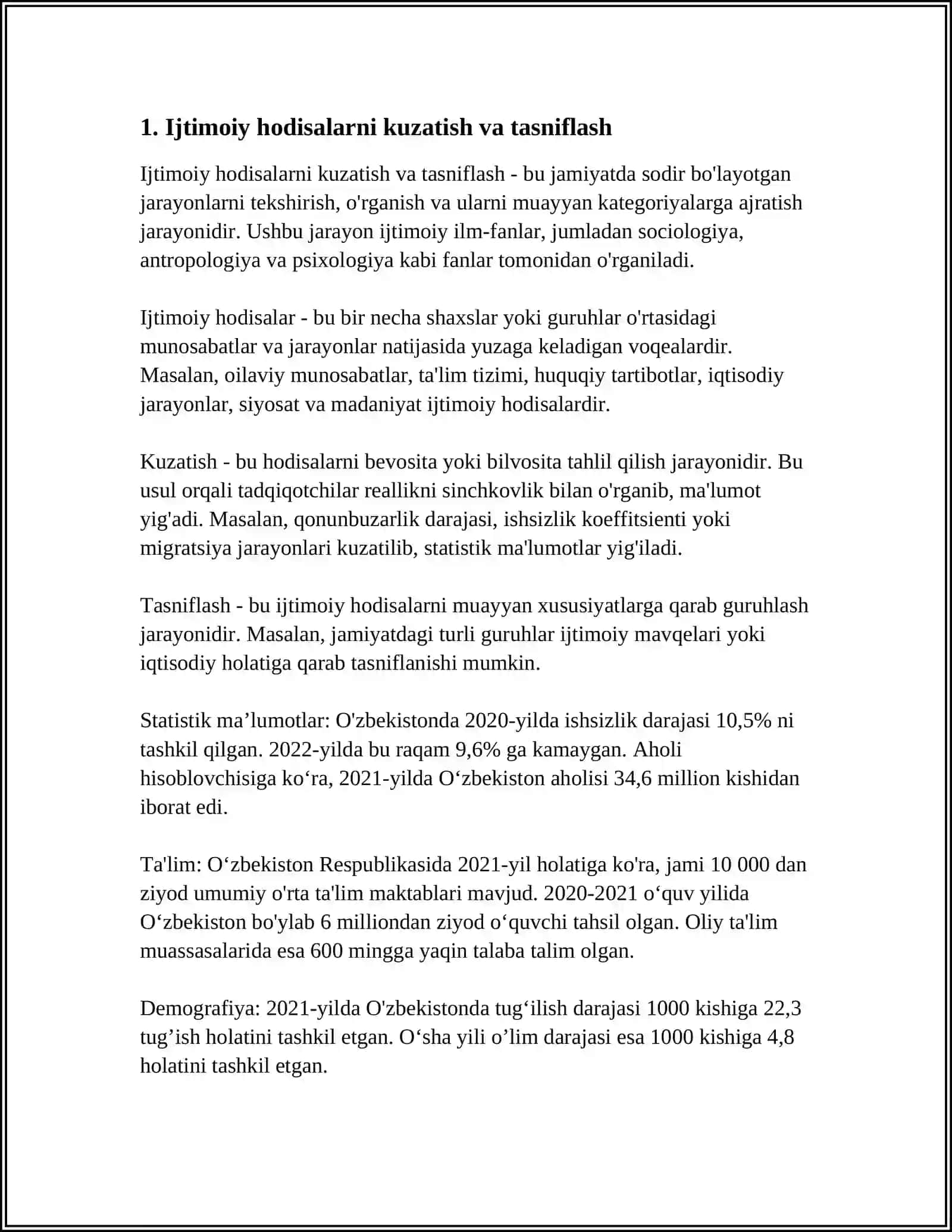 Sotsiologiya Fanining Asosiy Vazifalari 3