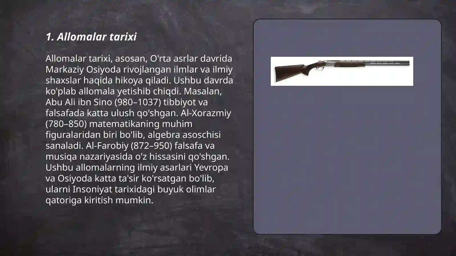 Allomalar tarixi 3