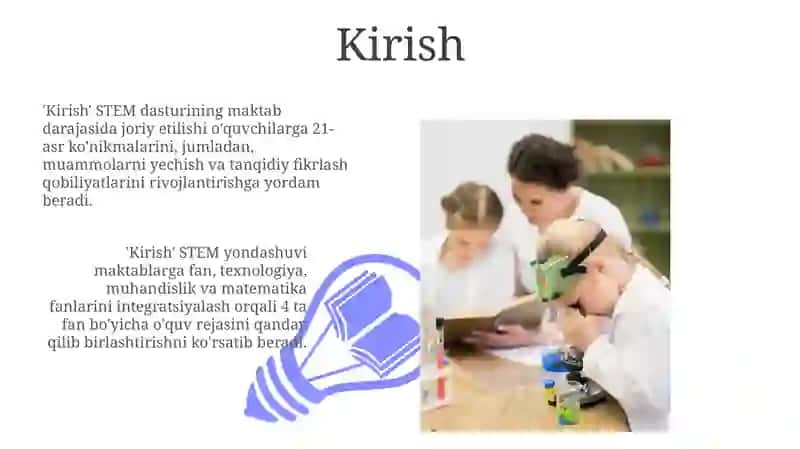 STEM yondashuvini amalga oshirish 3