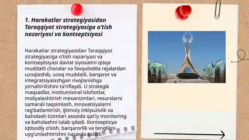 Harakatlar strategiyasidan Taraqqiyot strategiyasi sari 3
