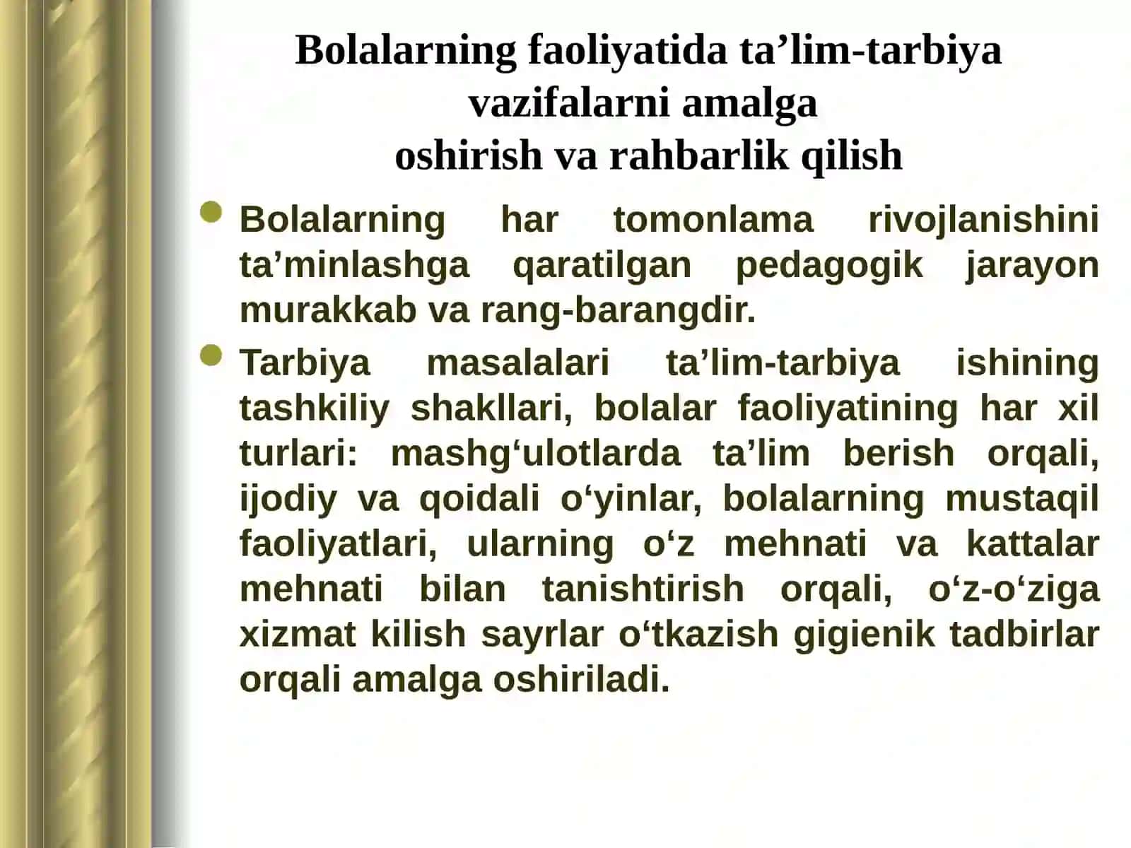 MAKTABGACHA TA’LIM TASHKILOTIDA TA’LIM-TARBIYAVIY ISHLARNI TASHKIL ETISH 3
