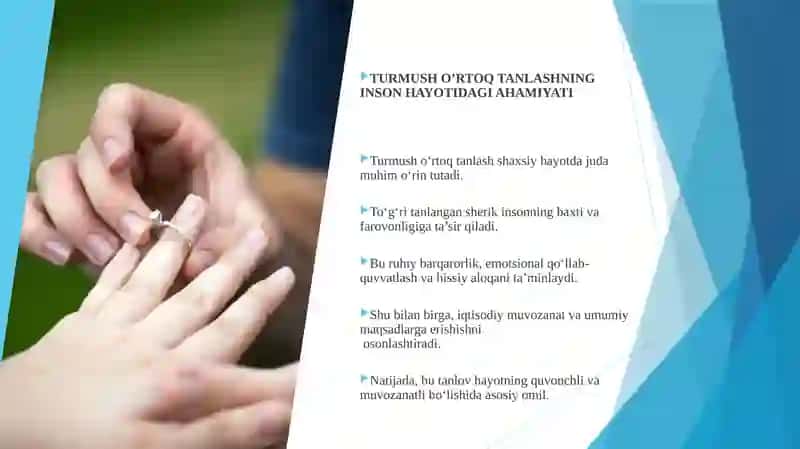 Turmush O’rtoq tanlash nazariyalari haqida umumiy tushuncha 3