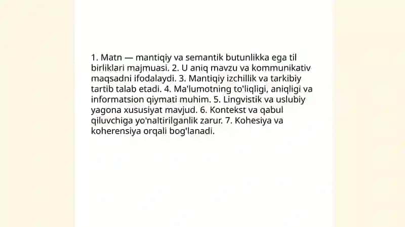 Matn va uning turlari 3