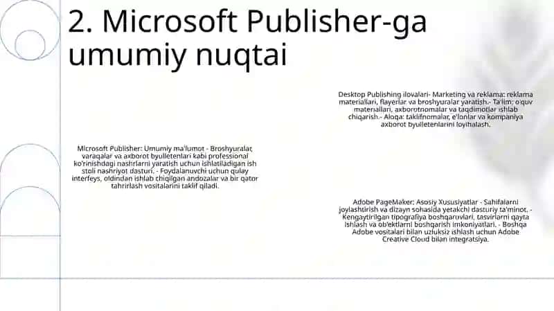 Ms Publisher Dasturi 3