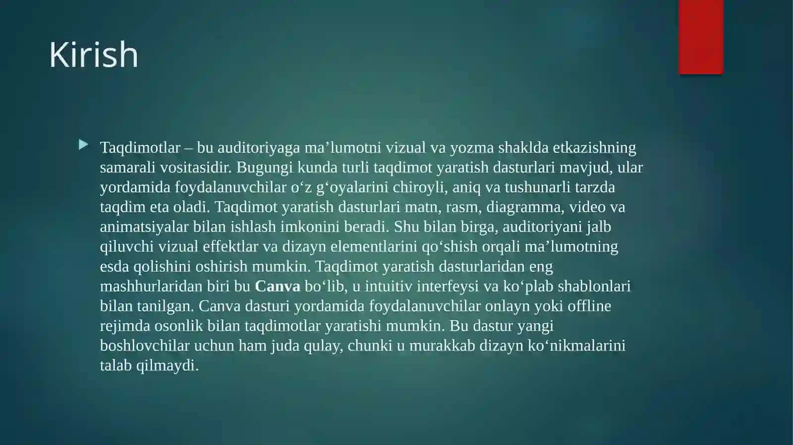 TaqdimotYaratishDasturidaIshlash 3