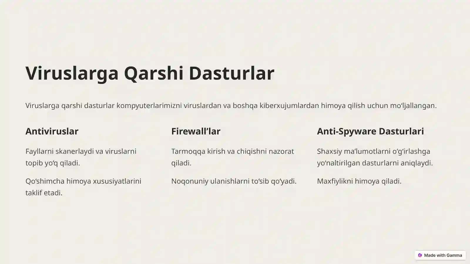 Shaxsiy Kompyuterlarda Viruslarga Qarshi Himoya 3