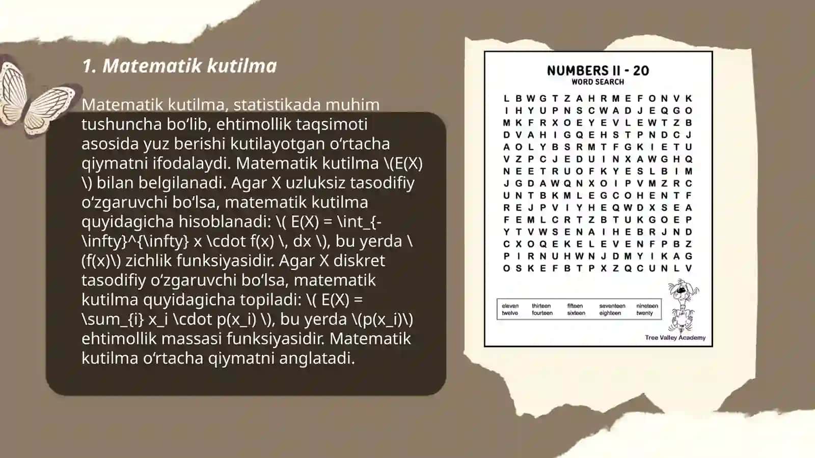 Matematik kutilma 3
