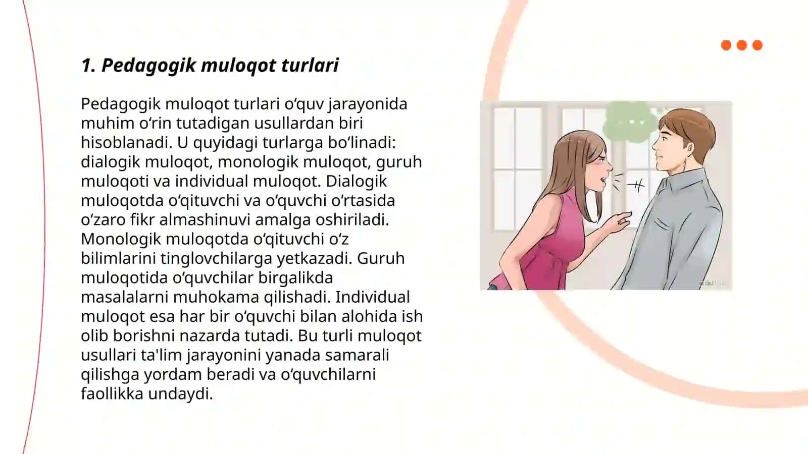 Pedogagik muloqotning konfliktogenligi profilaktikasi 3