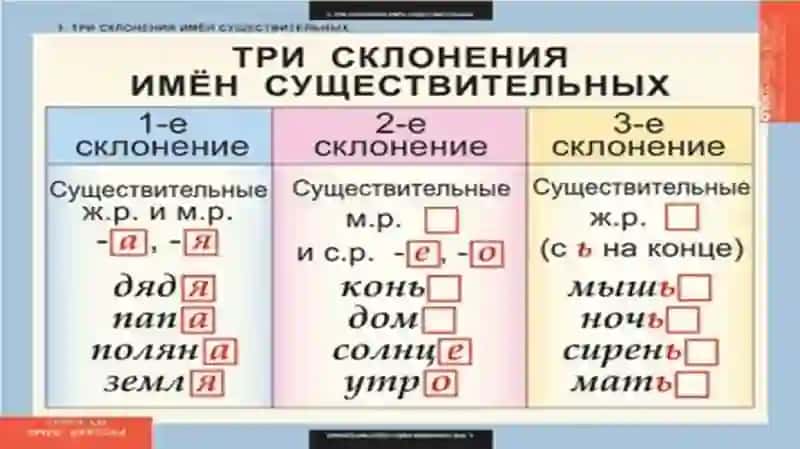 Склонение имен существительных. Лексическая тема Биография моей родины. 3