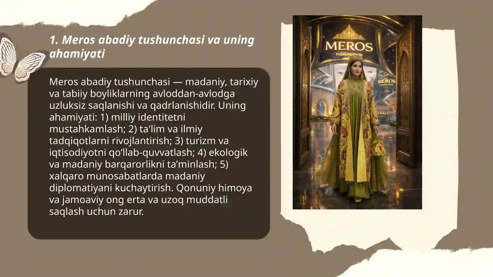 Meros abadiy 3 guruh taqdimoti 3