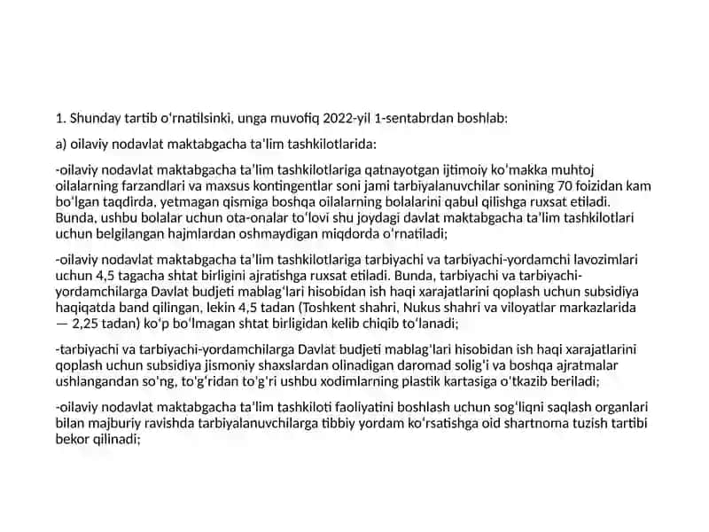 Davlat-xususiy sherikchilik asosida maktabgacha ta'lim tashkilotlarini tashkil etish va boshqarishning huquqiy asoslari 3