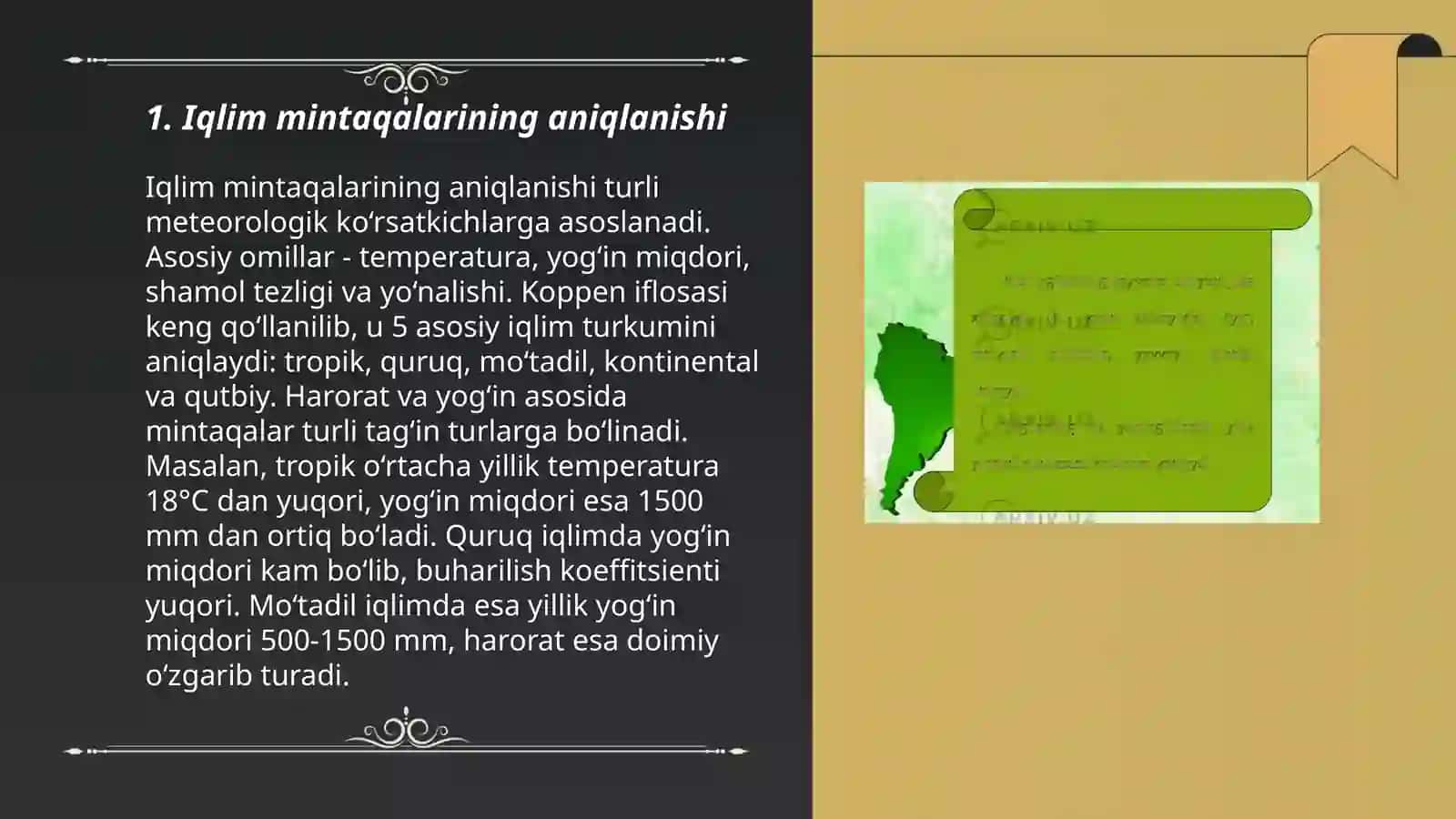 Iqlim mintaqalari va ularni hosil bolishi 3