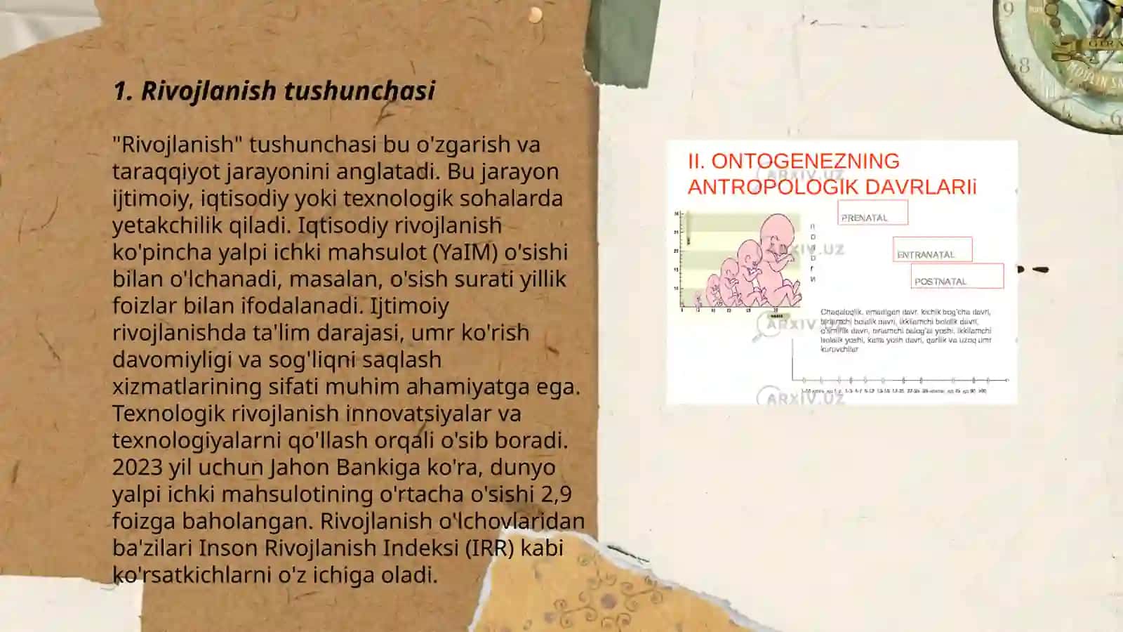 Rivojlanishning umumiy qonunlari va kategoriyalari 3
