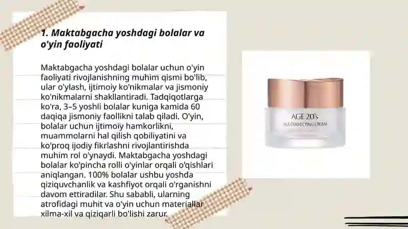 Maktabgacha yoshda o'yin faoliyatining xususiyatlari 3