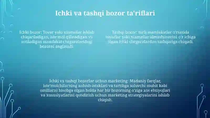 Ichki Va Tashqi Bozorlar Marketingi 3