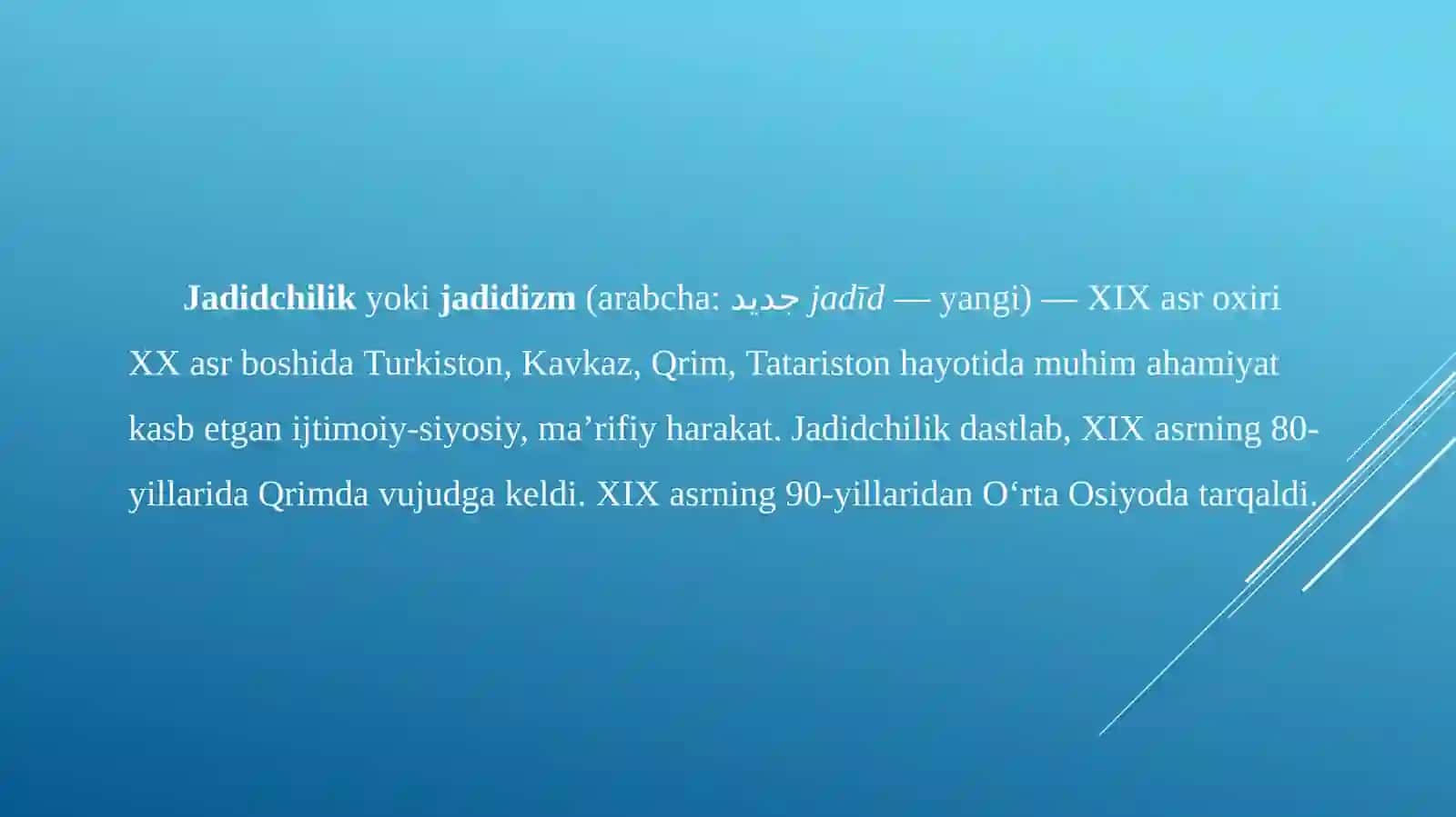 Mustaqillik yillarida jadid namoyandalarining faoliyatini o’rganish 3