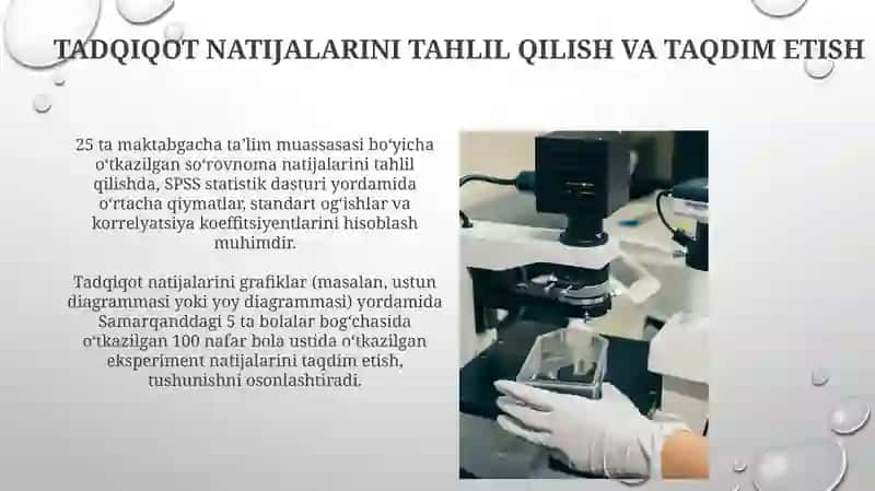 Maktabgacha taʼlim tarbiyani tashkil etish fanining tadqiqot metodlari 3