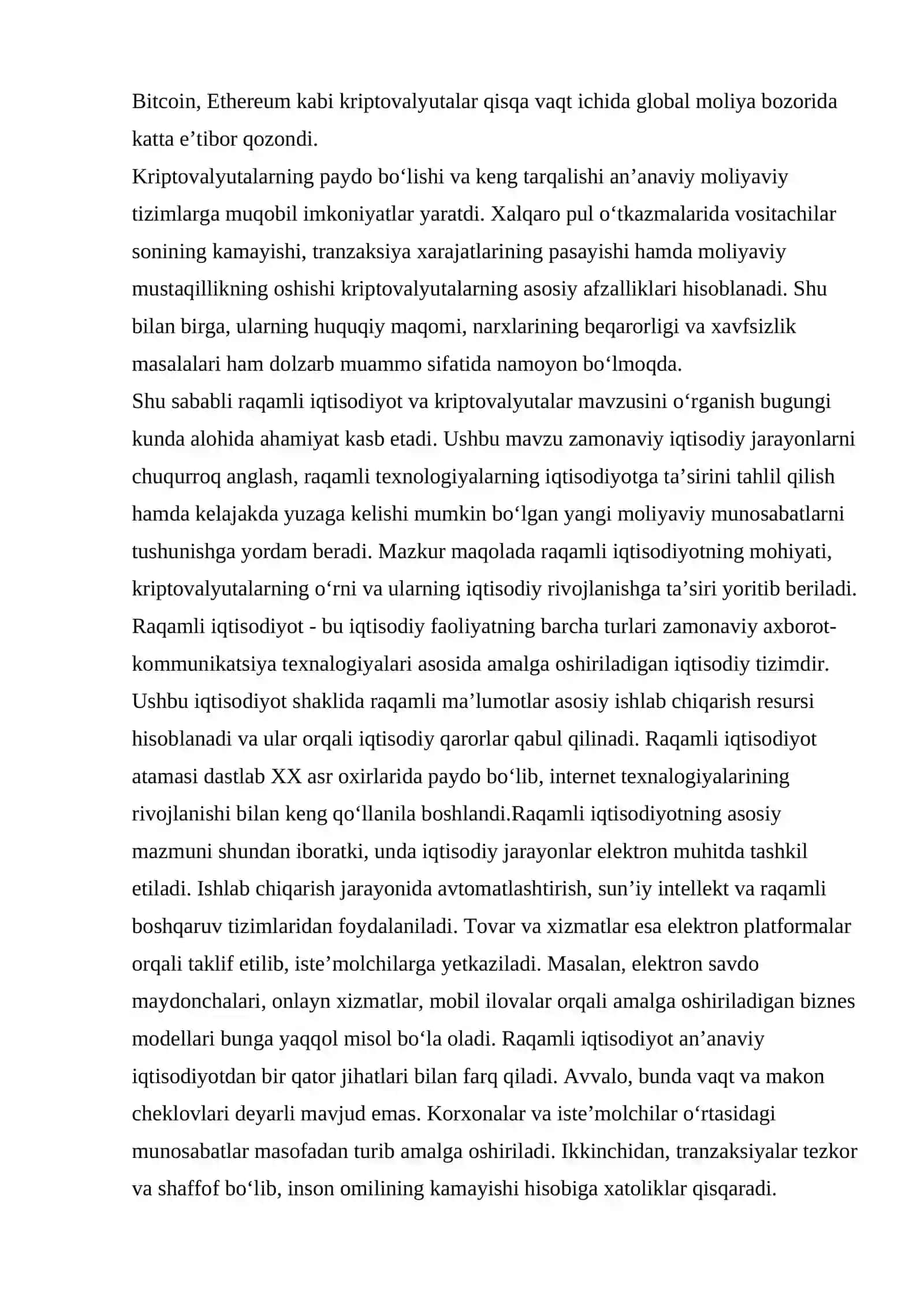 RAQAMLI IQTISODIYOT VA KRIPTAVALYUTA 3