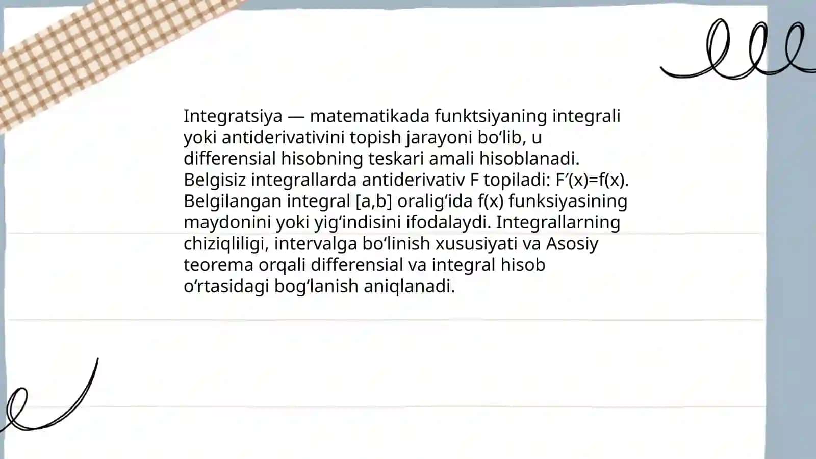 Integratsiya tushunchasi 3