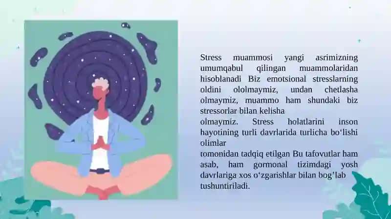 Stressdan keyingi jarohatlarda psixotreninglar, psixotexnikalar, psixologik konsultatsiyalar 3