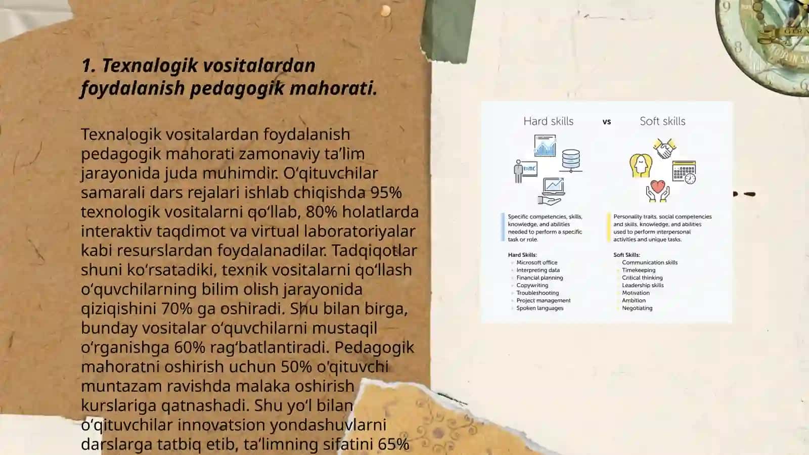 Texnalogiya fani oʻqituvchisining pedagogik mahorati va texnikasi 3