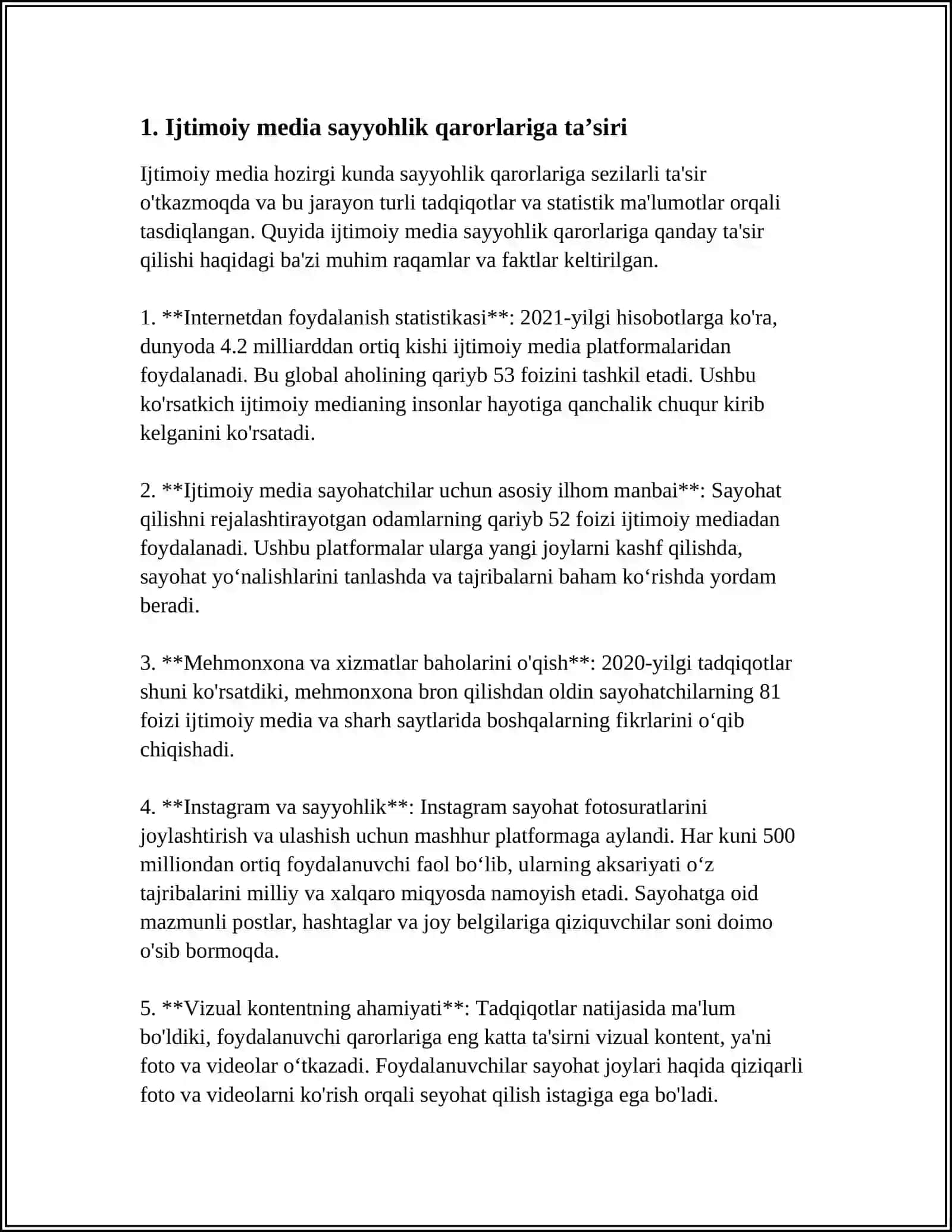 TURIZMDA IJTIMOIY MEDIA VA UNING TAʼSIRI 3