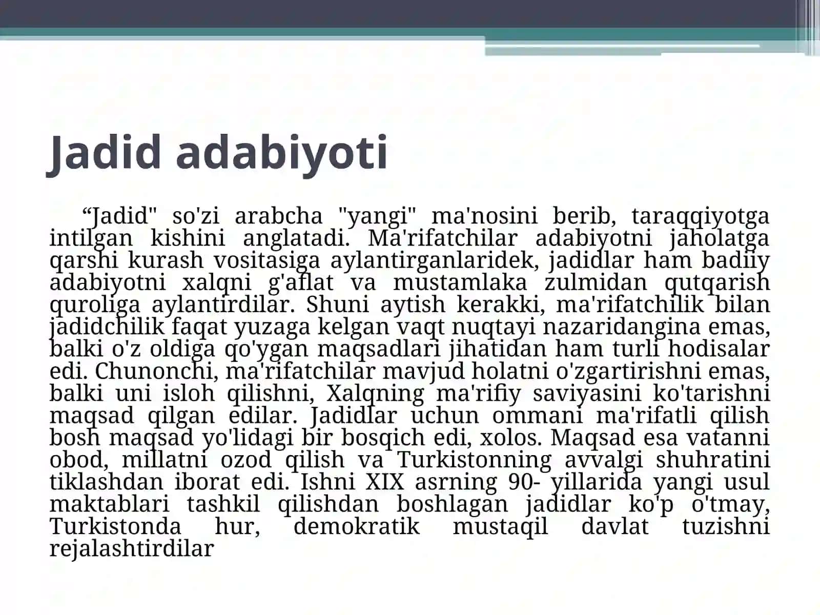 Turkistondagi ijtimoiy-siyosiy va madaniy hayot 3
