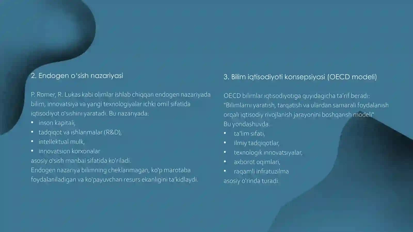 BILIMLARGA ASOSLANGAN IQTISODIYOTNING RIVOJLANISH INDEKSLARI 3