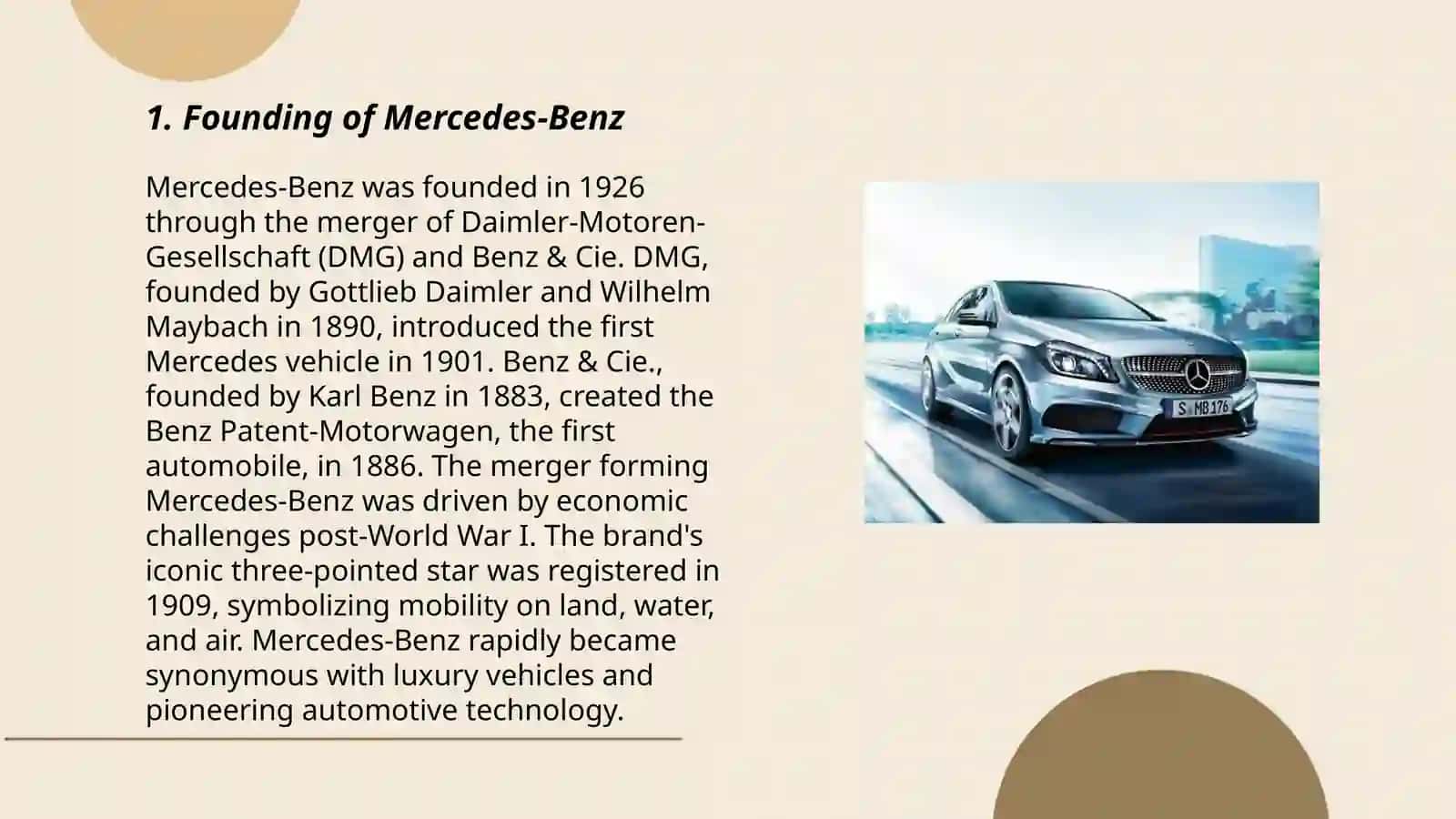 mercedes benz kompaniyasi Tarixi 3