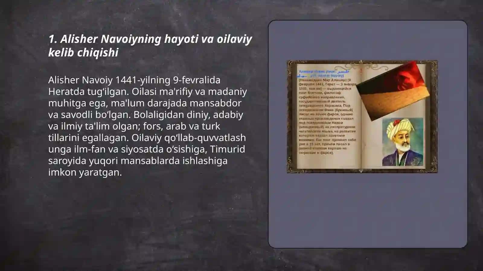 Alisher Navoiy hayoti va ijodi 3