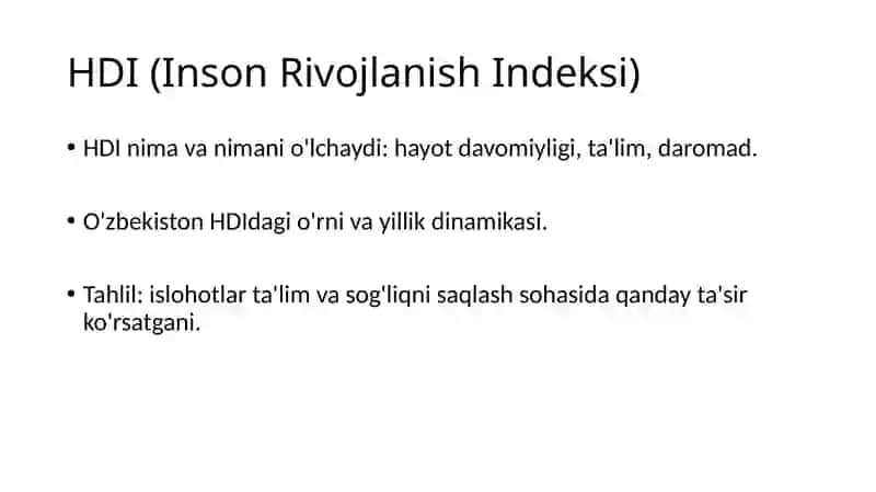 So'nggiyillarda O'zbekistonda amalga oshirilgan islohotlar va ularning xalqaro reyting va indekslarda aks etishi 3